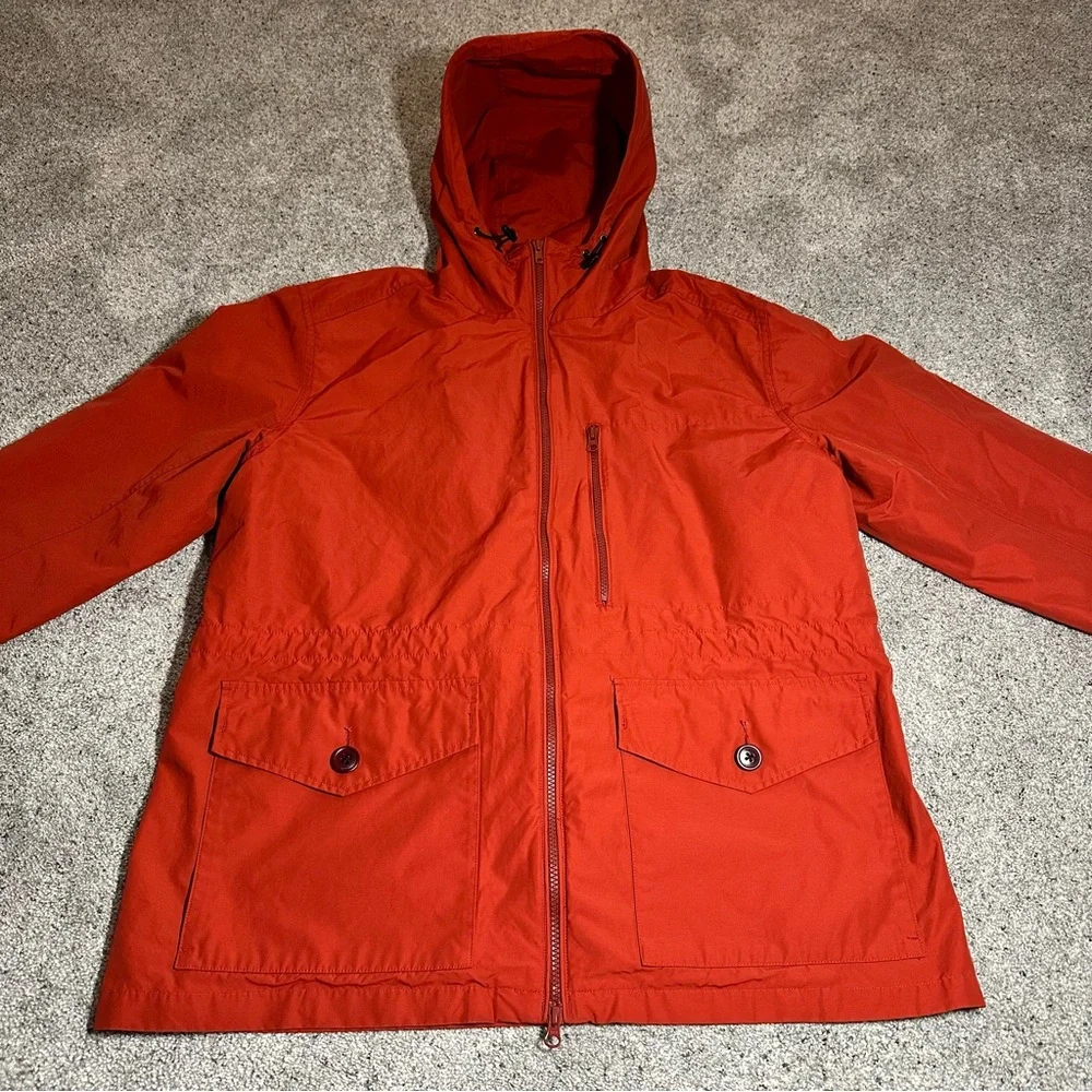 J Crew RED 3 in 1 Systems Rain/Wind Utility Jacket with Hood - Mens XL